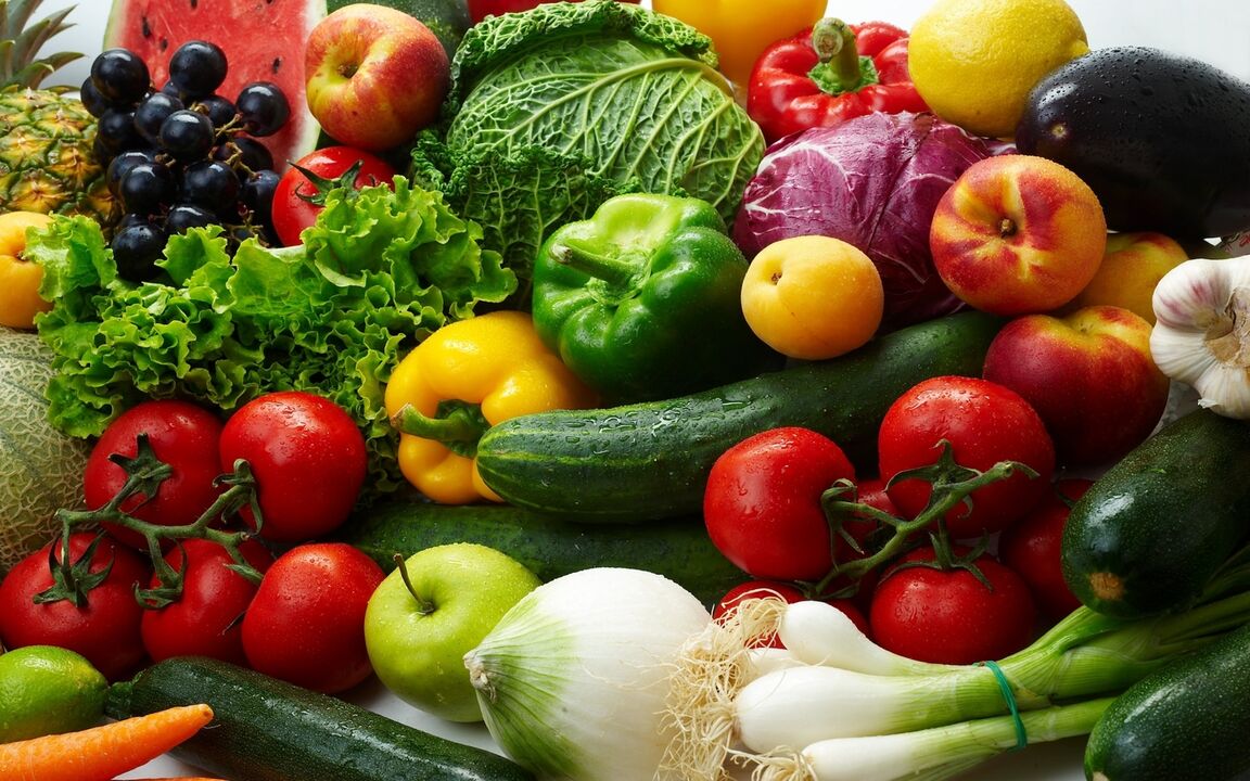 میوه ها و سبزیجات برای نقرس